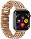 Apple Watch Bandje - 1-10/SE - 42MM/41MM/40MM/38MM - Gevlochten - Staal - Rose afbeelding 7