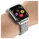 Apple Watch Bandje - 1-10/SE - 42MM/41MM/40MM/38MM - Gevlochten - Staal - Zilver afbeelding 4