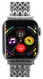 Apple Watch Bandje - 1-10/SE - 42MM/41MM/40MM/38MM - Gevlochten - Staal - Zilver afbeelding 6
