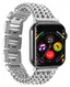 Apple Watch Bandje - 1-10/SE - 42MM/41MM/40MM/38MM - Gevlochten - Staal - Zilver afbeelding 7