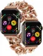 Apple Watch Band - 1-10/SE - 42MM/41MM/40MM/38MM - Gevlochten - RVS - Rose Wit afbeelding 2