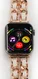 Apple Watch Band - 1-10/SE - 42MM/41MM/40MM/38MM - Gevlochten - RVS - Rose Wit afbeelding 4