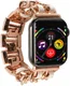 Apple Watch Band - 1-10/SE - 42MM/41MM/40MM/38MM - Gevlochten - RVS - Rose Wit afbeelding 5