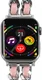 Apple Watch Band - 1-10/SE - 42MM/41MM/40MM/38MM - Gevlochten - RVS - Roze afbeelding 4