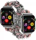 Apple Watch Band - 1-10/SE - 42MM/41MM/40MM/38MM - Gevlochten - RVS - Roze afbeelding 2