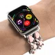 Apple Watch Band - 1-10/SE - 42MM/41MM/40MM/38MM - Gevlochten - RVS - Roze afbeelding 3