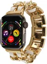 Apple Watch Bandje - 1-10/SE/Ultra - 49/46/45/44/42MM - RVS - Goud Wit