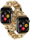 Apple Watch Bandje - 1-10/SE/Ultra - 49/46/45/44/42MM - RVS - Goud Wit afbeelding 2