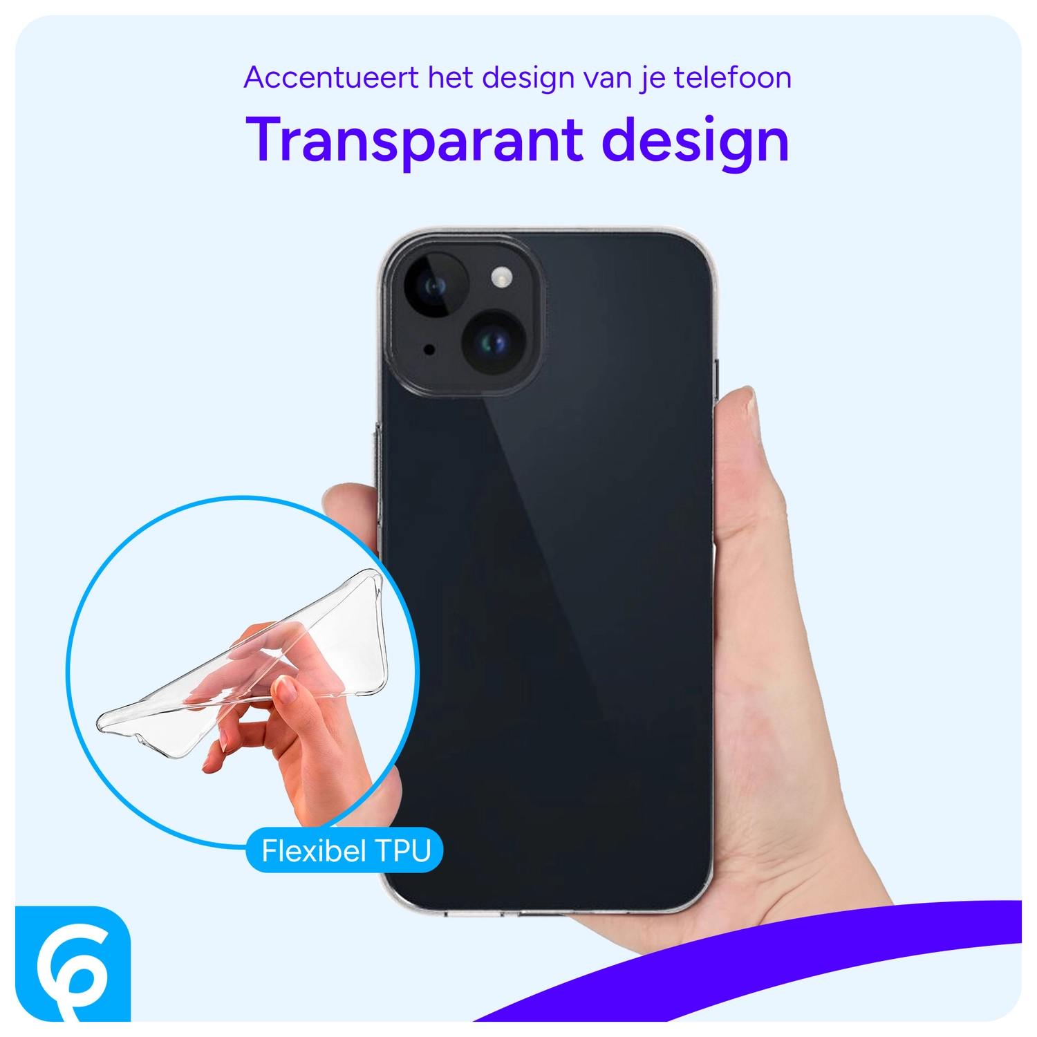 Apple iPhone 15 Hoesje Dun TPU Back Cover Transparant afbeelding 8