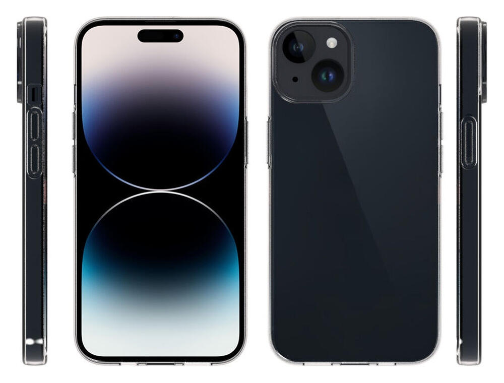 Apple iPhone 15 Hoesje Dun TPU Back Cover Transparant afbeelding 11