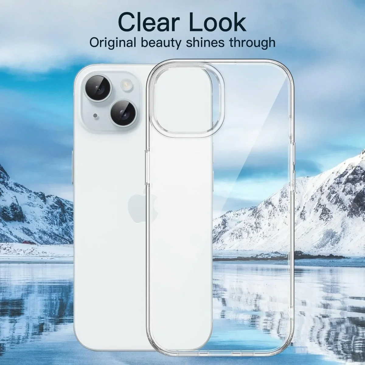 Apple iPhone 15 Plus Hoesje Dun TPU Back Cover Transparant afbeelding 5