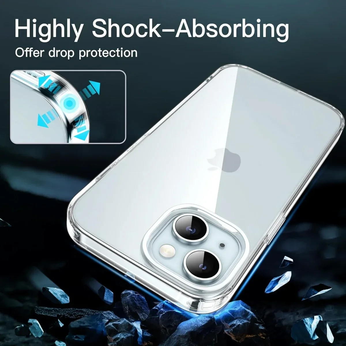 Apple iPhone 15 Plus Hoesje Dun TPU Back Cover Transparant afbeelding 6