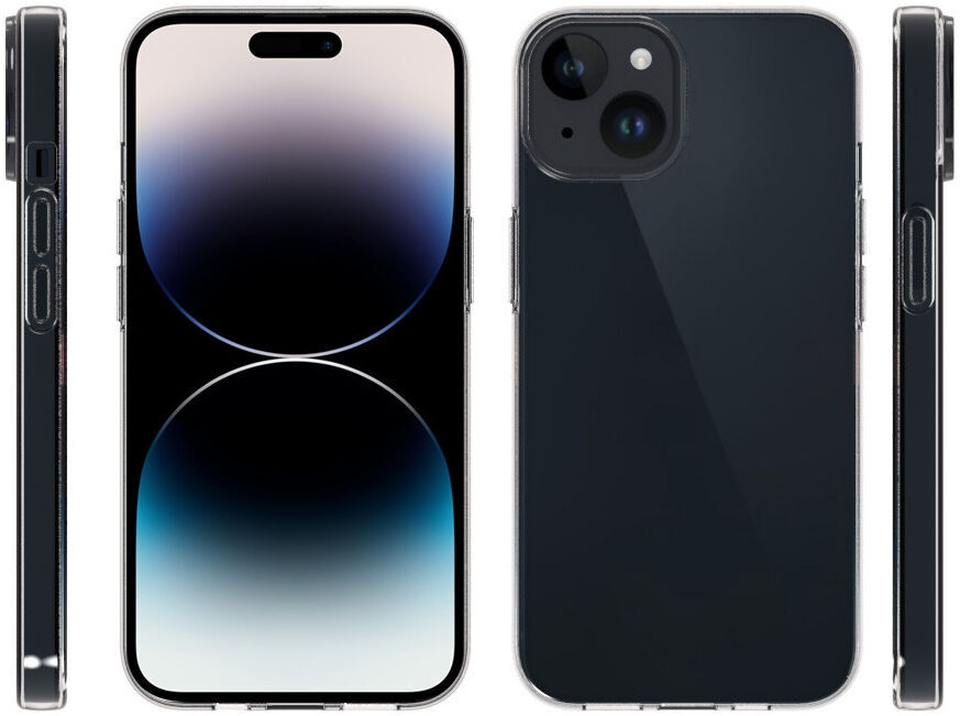 Apple iPhone 15 Plus Hoesje Dun TPU Back Cover Transparant afbeelding 10