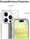 Apple iPhone 15 Pro Max Hoesje Dun TPU Back Cover Transparant afbeelding 2