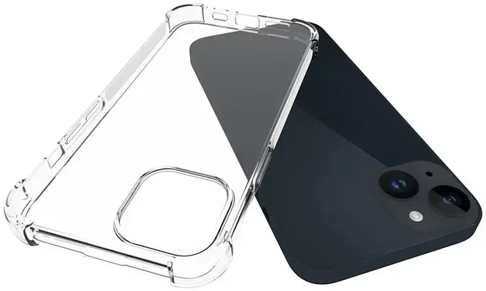 Apple iPhone 15 Hoesje Schokbestendig en Dun TPU Transparant afbeelding 14