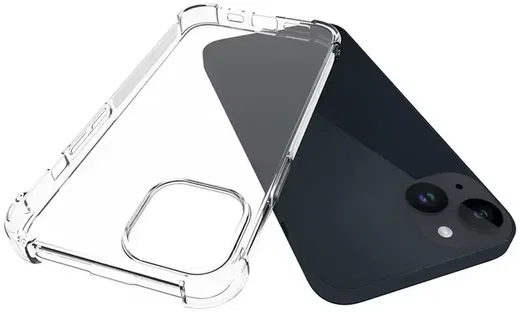 Apple iPhone 15 Hoesje Schokbestendig en Dun TPU Transparant afbeelding 14