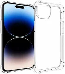 Apple iPhone 15 Plus Hoesje Schokbestendig en Dun TPU Transparant afbeelding