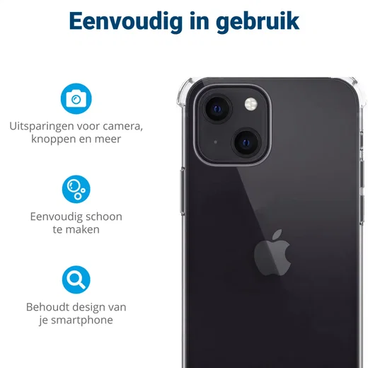 Apple iPhone 15 Plus Hoesje Schokbestendig en Dun TPU Transparant afbeelding 9