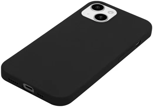 Apple iPhone 15 Hoesje Matte Back Cover Dun TPU Zwart afbeelding 8