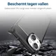 Apple iPhone 15 Hoesje Geborsteld TPU Flexibele Back Cover Zwart afbeelding 7