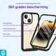 Apple iPhone 15 Hoesje Full Protect 360° Cover Hybride Zwart afbeelding 5