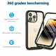 Apple iPhone 15 Pro Max Hoesje Full Protect 360° Cover Hybride Zwart afbeelding 2