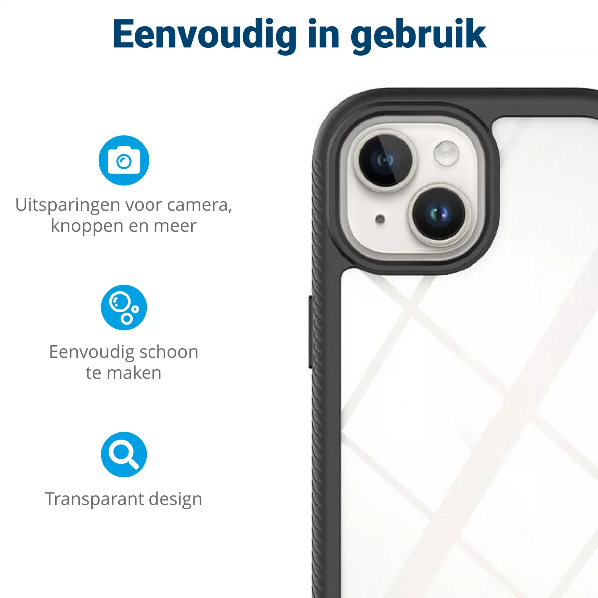 Apple iPhone 15 Plus Hoesje Full Protect 360° Cover Hybride Rood afbeelding 6