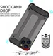 Apple iPhone 15 Pro Max Hoesje Shock Proof Hybride Back Cover Zwart afbeelding 2