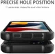 Apple iPhone 15 Pro Max Hoesje Shock Proof Hybride Back Cover Zwart afbeelding 6