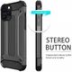 Apple iPhone 15 Pro Max Hoesje Shock Proof Hybride Back Cover Zwart afbeelding 7