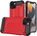 Apple iPhone 15 Hoesje Shock Proof Hybride Back Cover Rood