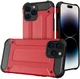 Apple iPhone 15 Pro Hoesje Shock Proof Hybride Back Cover Rood afbeelding 1