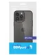 Apple iPhone 15 Pro Hoesje Armor Back Cover Transparant Zwart afbeelding 3