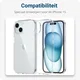 Apple iPhone 15 Hoesje met Koord Schokbestendig TPU Transparant afbeelding 5