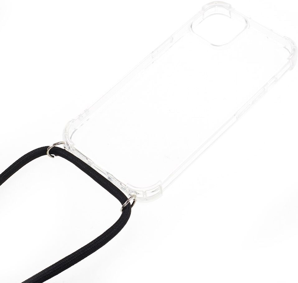 Apple iPhone 15 Hoesje met Koord Schokbestendig TPU Transparant afbeelding 8