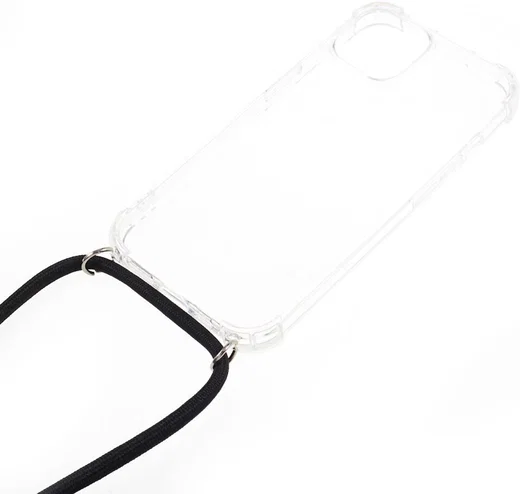 Apple iPhone 15 Hoesje met Koord Schokbestendig TPU Transparant afbeelding 8