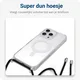 Apple iPhone 15 Pro Hoesje met Koord Schokbestendig TPU Transparant afbeelding 6