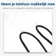 Apple iPhone 15 Pro Max Hoesje Koord Schokbestendig TPU Transparant afbeelding 2