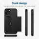 Apple iPhone 15 Plus Hoesje met Slider Kaarthouder Back Cover Zwart afbeelding 12