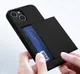 Apple iPhone 15 Plus Hoesje met Slider Kaarthouder Back Cover Zwart afbeelding 17