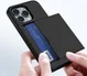 Apple iPhone 15 Pro Max Hoesje met Slider Kaarthouder Back Cover Zwart afbeelding 17