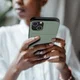 Apple iPhone 15 Hoesje met Slider Kaarthouder Back Cover Groen afbeelding 17