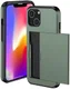 Apple iPhone 15 Hoesje met Slider Kaarthouder Back Cover Groen afbeelding 13