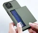 Apple iPhone 15 Hoesje met Slider Kaarthouder Back Cover Groen afbeelding 15