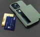 Apple iPhone 15 Pro Hoesje met Slider Kaarthouder Back Cover Groen afbeelding 19