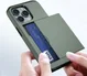 Apple iPhone 15 Pro Max Hoesje met Slider Kaarthouder Back Cover Groen afbeelding 16