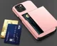 Apple iPhone 15 Hoesje met Slider Kaarthouder Back Cover Roze afbeelding 20