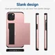 Apple iPhone 15 Hoesje met Slider Kaarthouder Back Cover Roze afbeelding 13