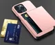 Apple iPhone 15 Pro Hoesje met Slider Kaarthouder Back Cover Roze afbeelding 19