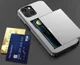Apple iPhone 15 Plus Hoesje met Slider Kaarthouder Back Cover Grijs afbeelding 19